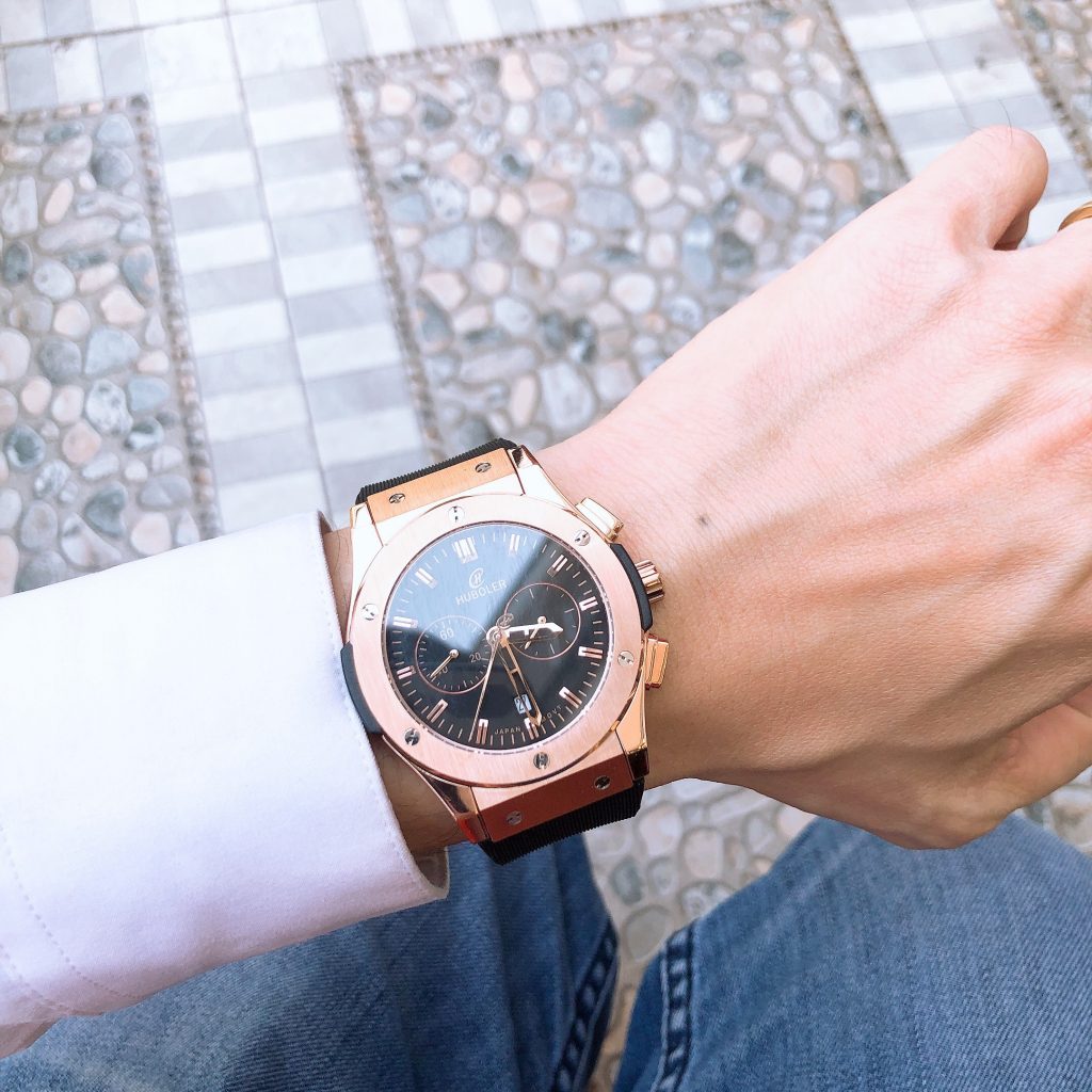 Đồng hồ huboler nam dây cao su