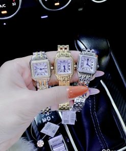 Đồng hồ Cartier nữ dây kim loại