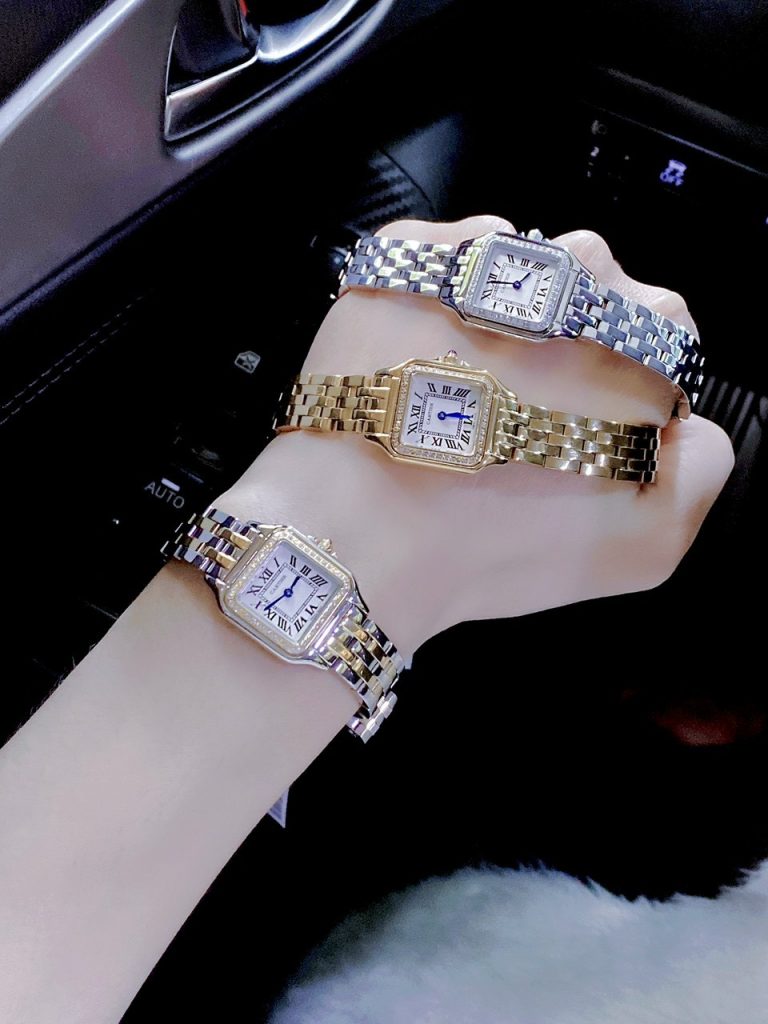 Đồng hồ Cartier nữ đính đá