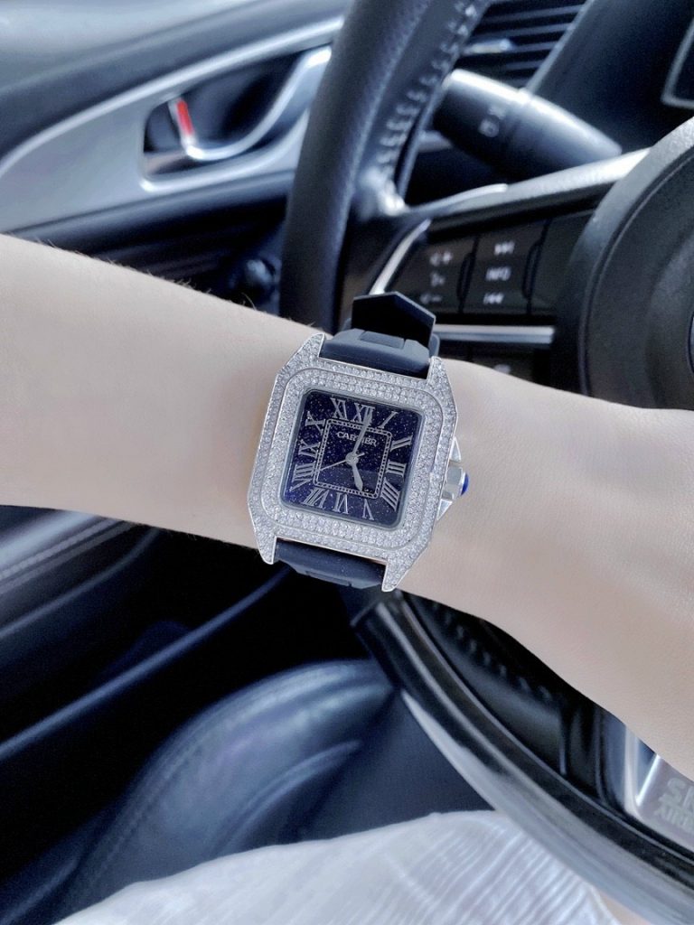 Đồng hồ Cartier nữ mặt vuông