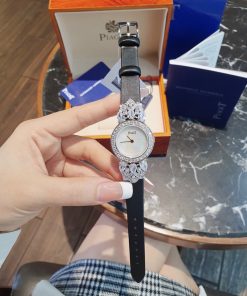 Đồng hồ Piaget nữ dây da màu đen