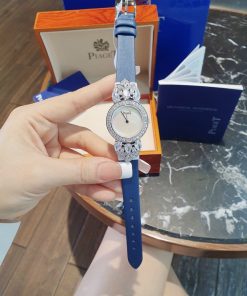Đồng hồ Piaget nữ dây da màu xanh