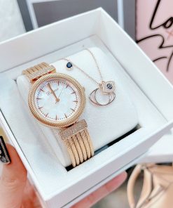 Đồng hồ Davena nữ dây kim loại