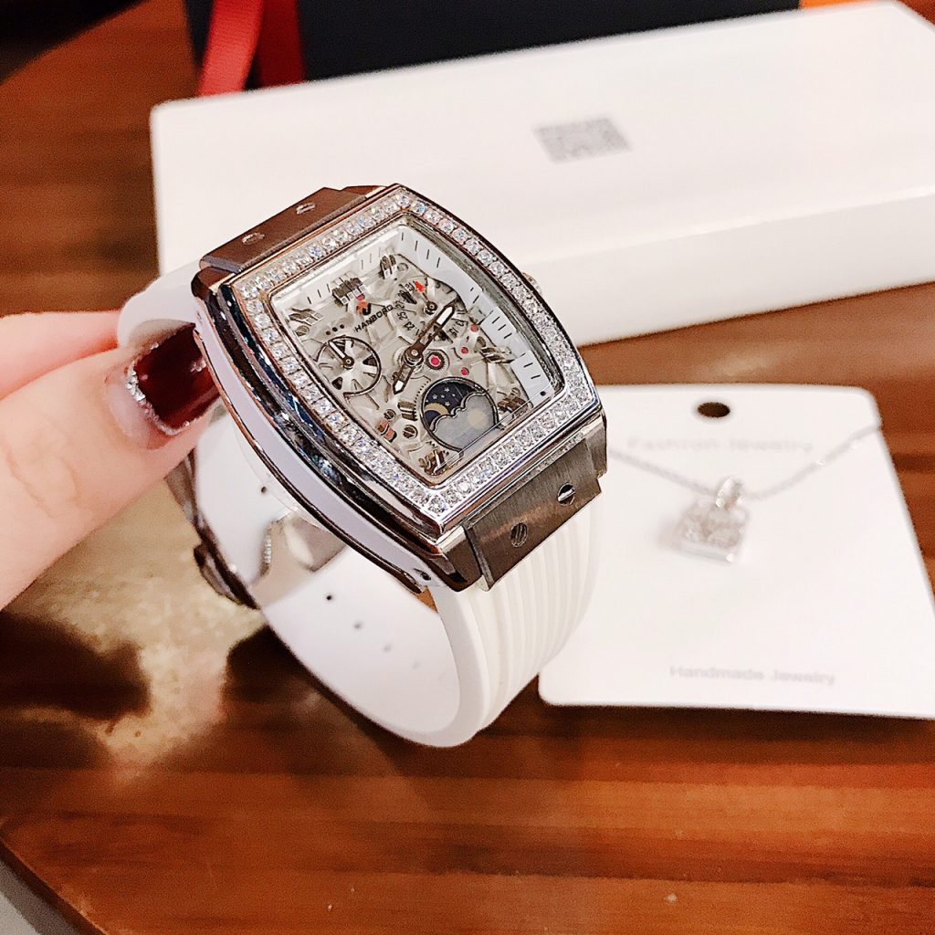 Đồng hồ Hanboro by Huboler nữ đính đá