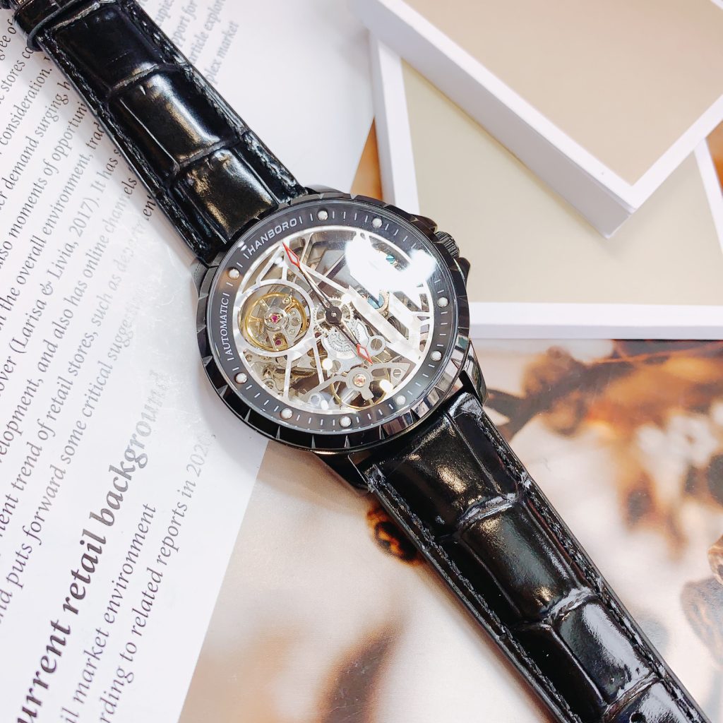 Đồng hồ cơ nam Hanboro by Huboler