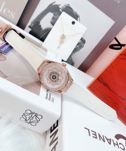 Đồng hồ nữ đính đá Hanboro Huboler