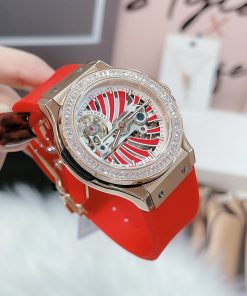 Đồng hồ nữ đính đá Hanboro by Huboler