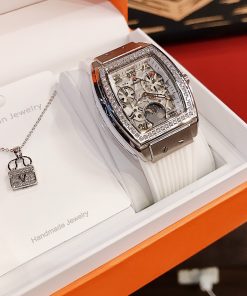 Đồng hồ nữ đính đá Hanboro by Huboler