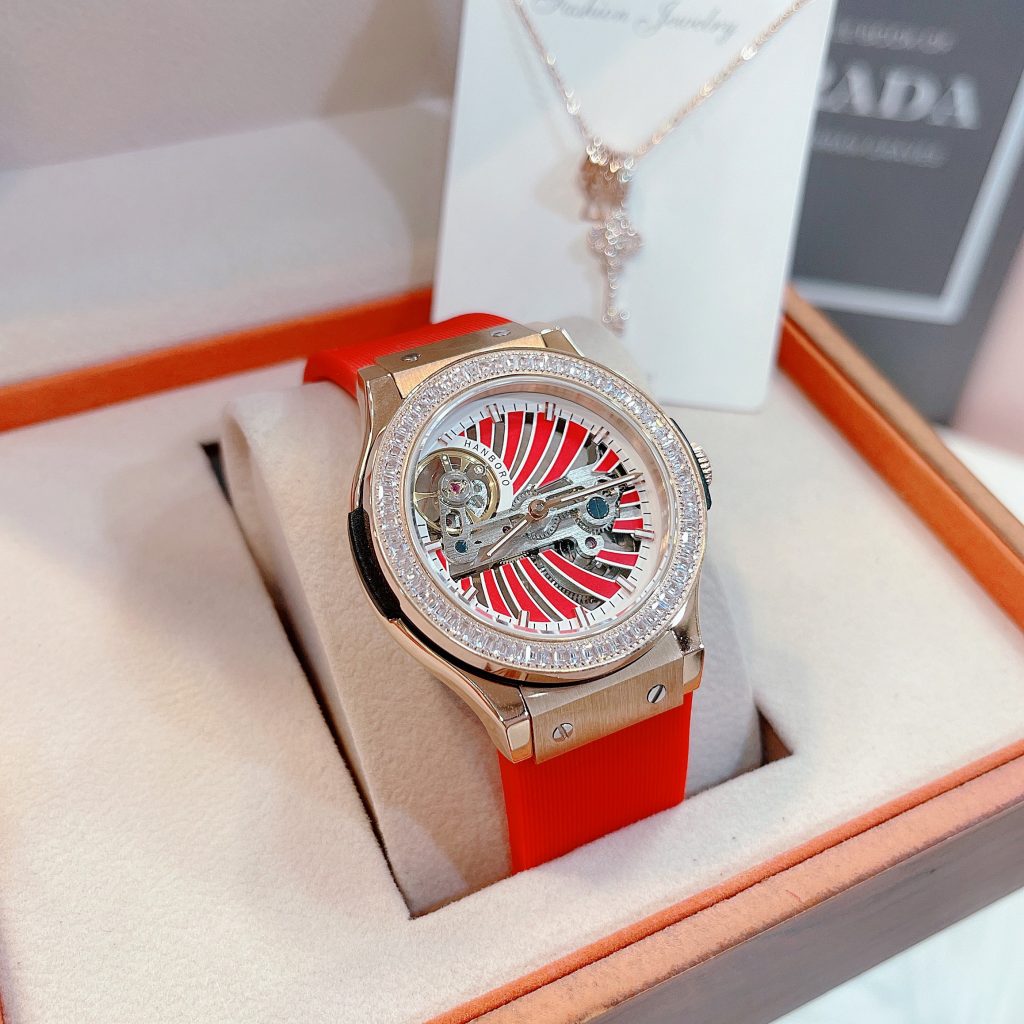 Đồng hồ nữ máy cơ Hanboro Automatic