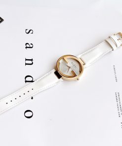 Đồng hồ Gucci nữ dây da màu trắng