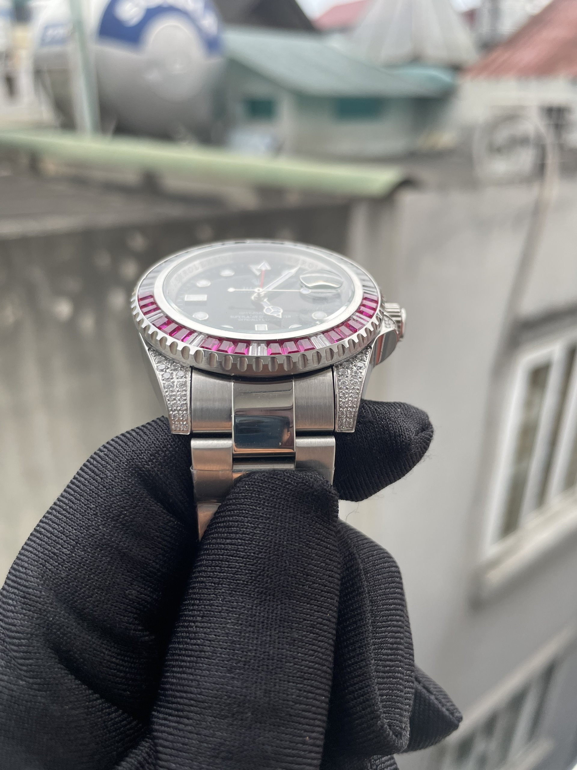 Đồng hồ Rolex Automatic nam đính đá