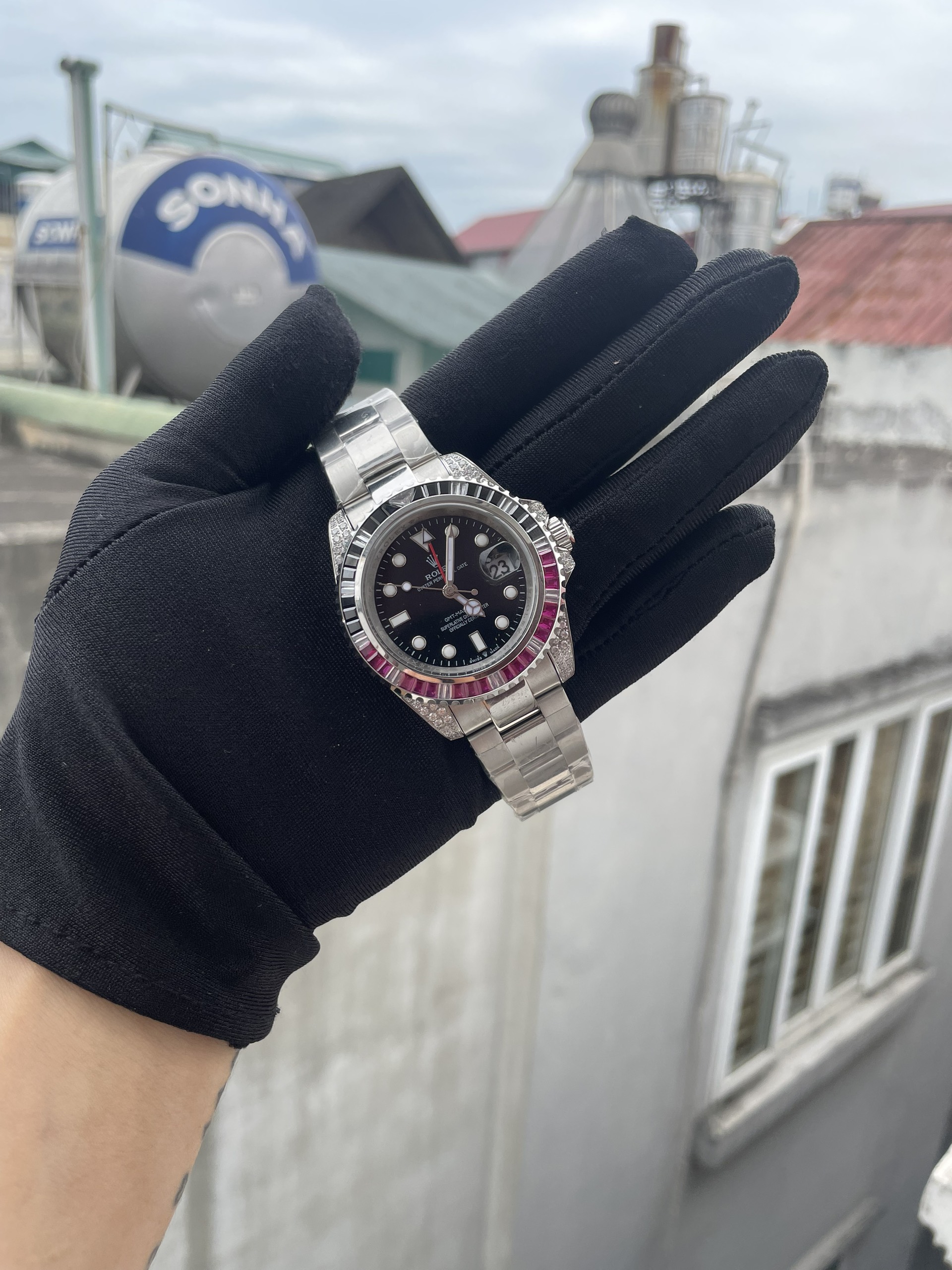 Đồng hồ cơ nam Rolex Automatic Nhật