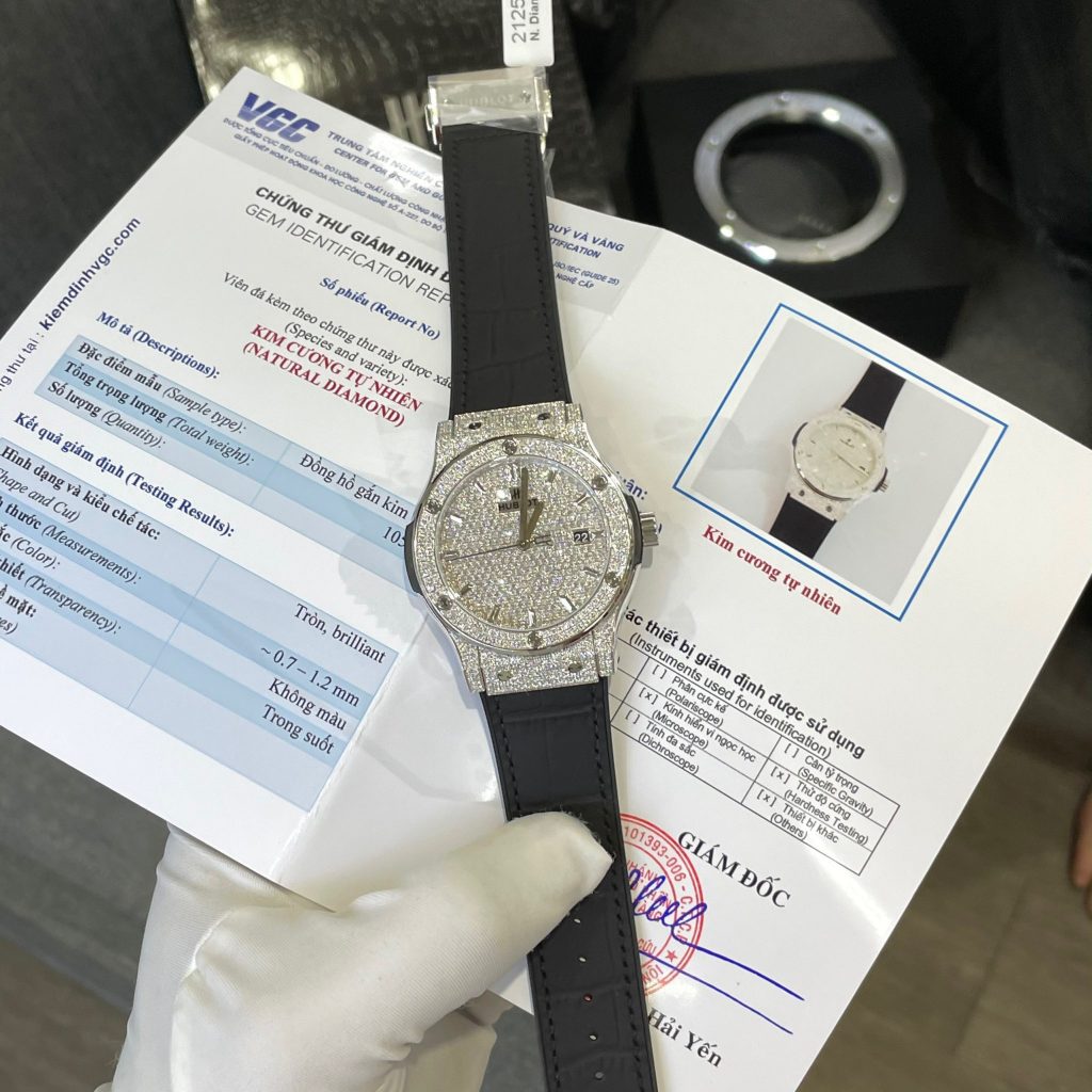 Độ full kim cương đồng hồ