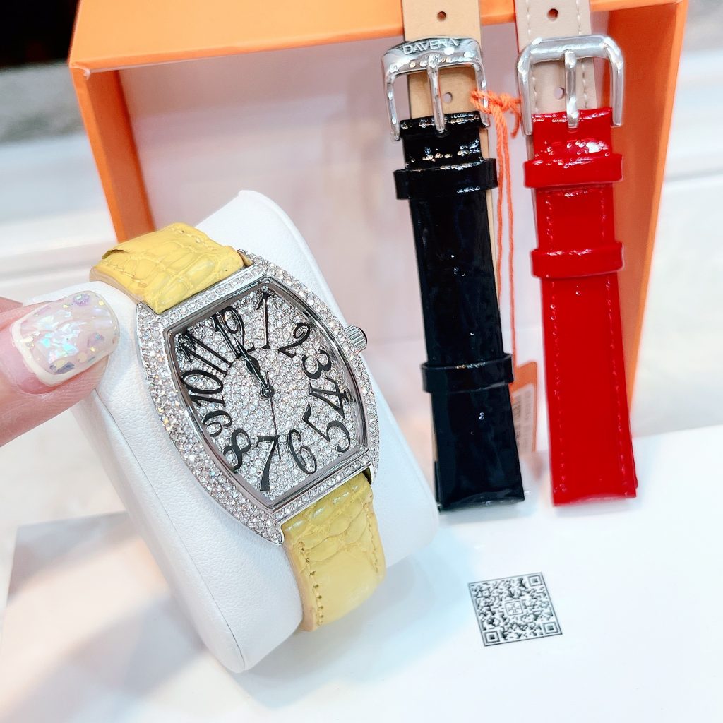 Đồng hồ Davena nữ đính đá Swarovski