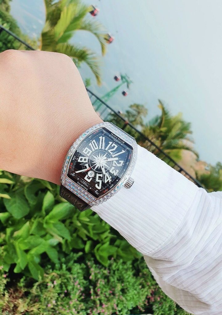 Đồng hồ Franck Muller nam đính đá