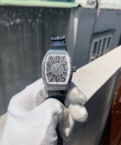 Đồng hồ Franck Muller nữ dây cao su màu đen