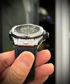 Đồng hồ Hublot Sang Bleu full Diamond