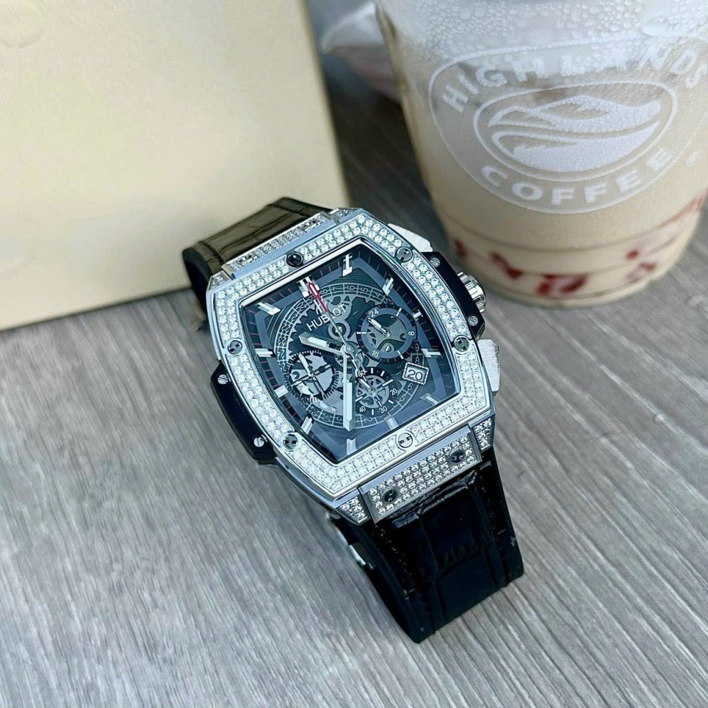 Đồng hồ Hublot nam đính đá Senna Champion 88 Super Fake Nhật (1)