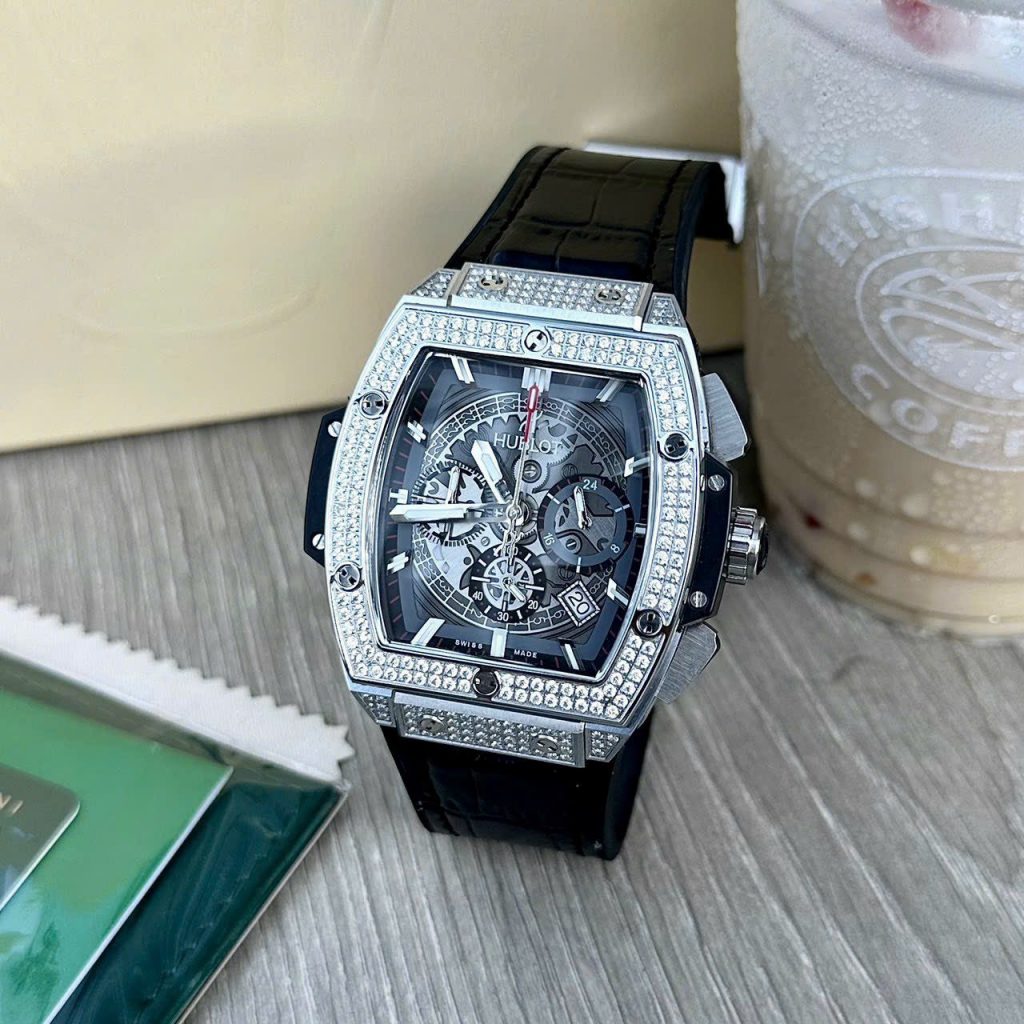 Đồng hồ Hublot nam đính đá Senna Champion 88 Super Fake Nhật (1)