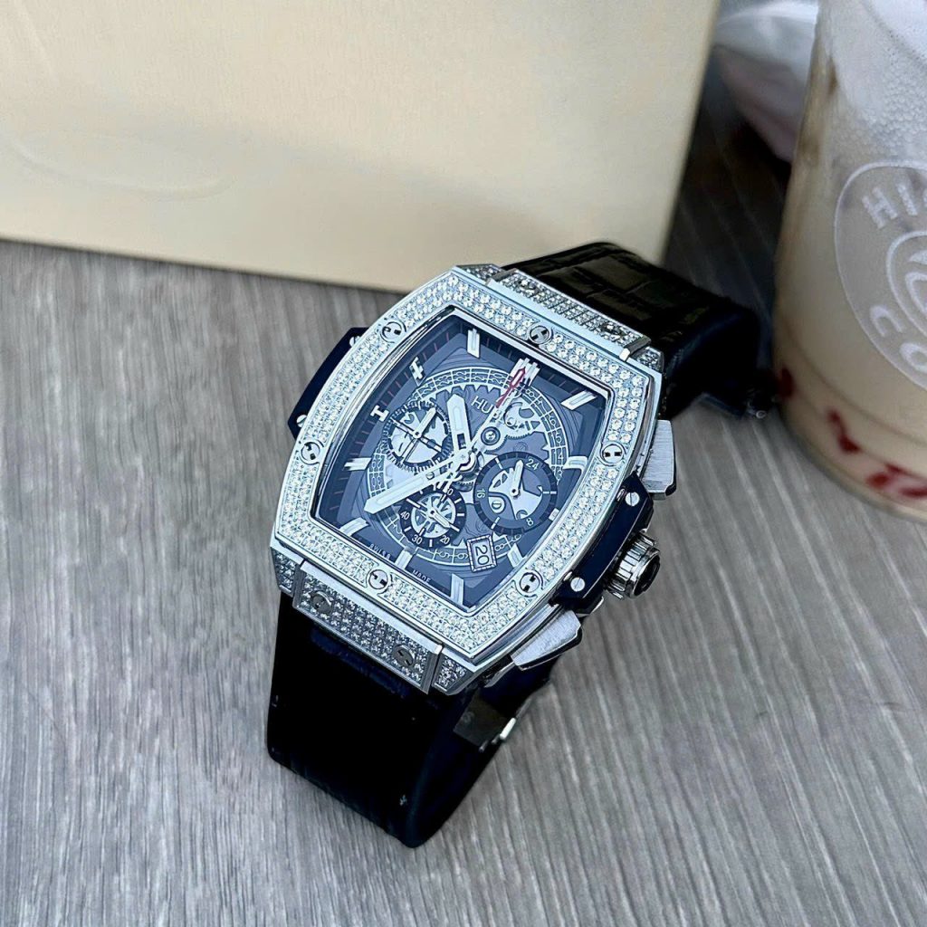 Đồng hồ Hublot nam đính đá Senna Champion 88 Super Fake Nhật (1)