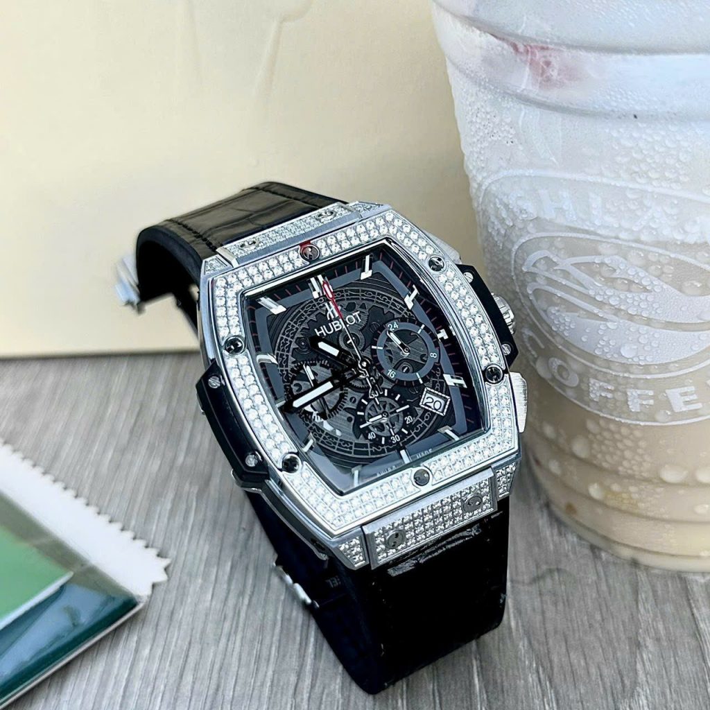 Đồng hồ Hublot nam đính đá Senna Champion 88 Super Fake Nhật (1)