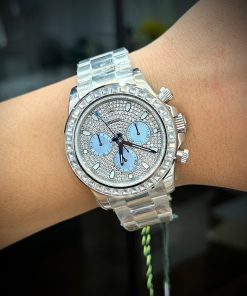 Đồng hồ Rolex Full Diamond Replica 11