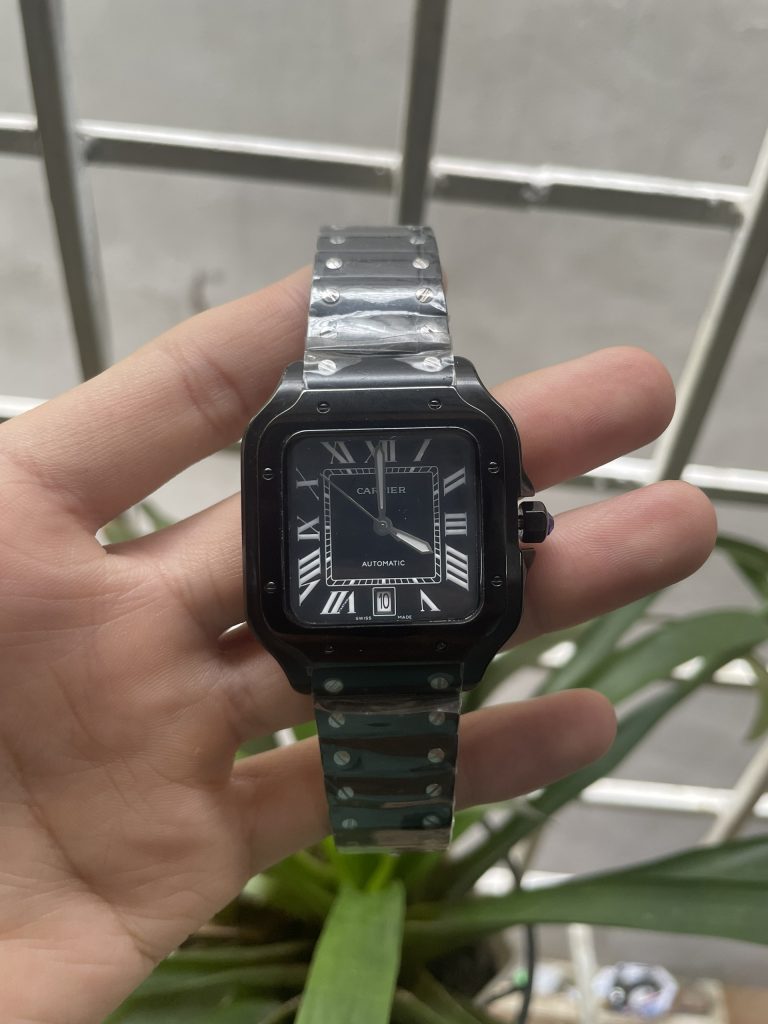 Đồng hồ Cartier nam dây kim loại