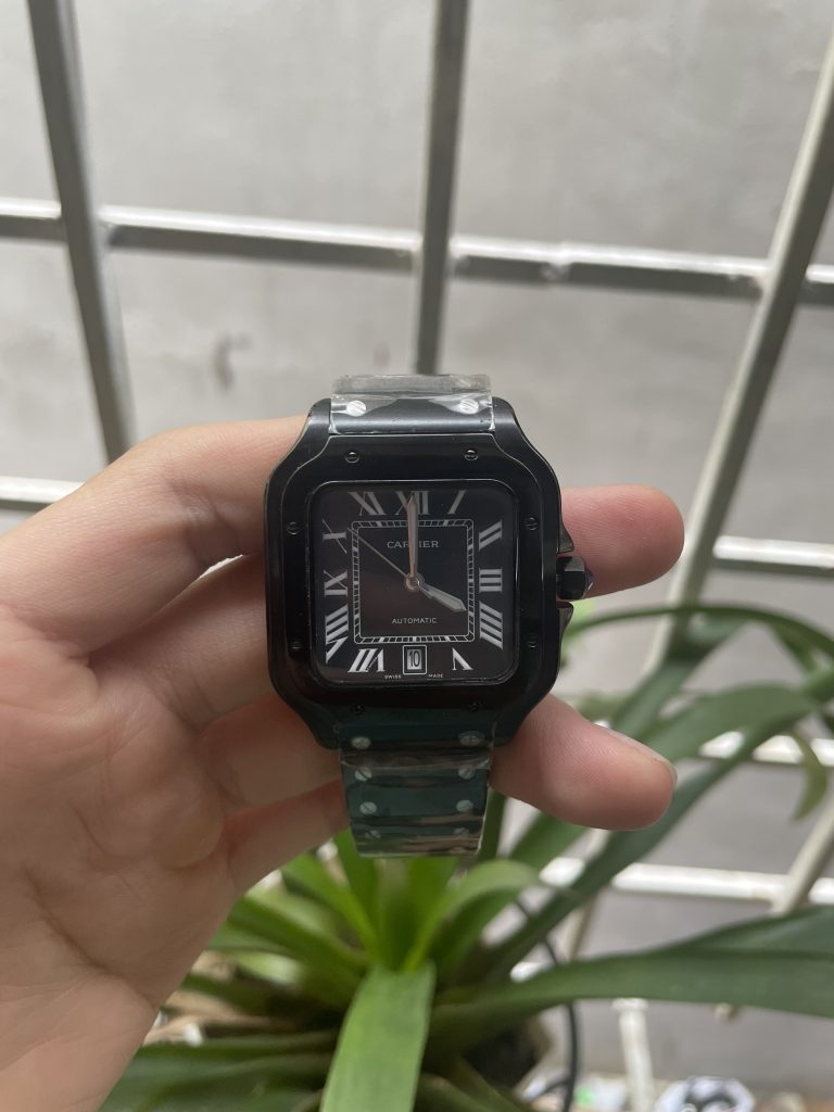 Đồng hồ Cartier nam mặt vuông