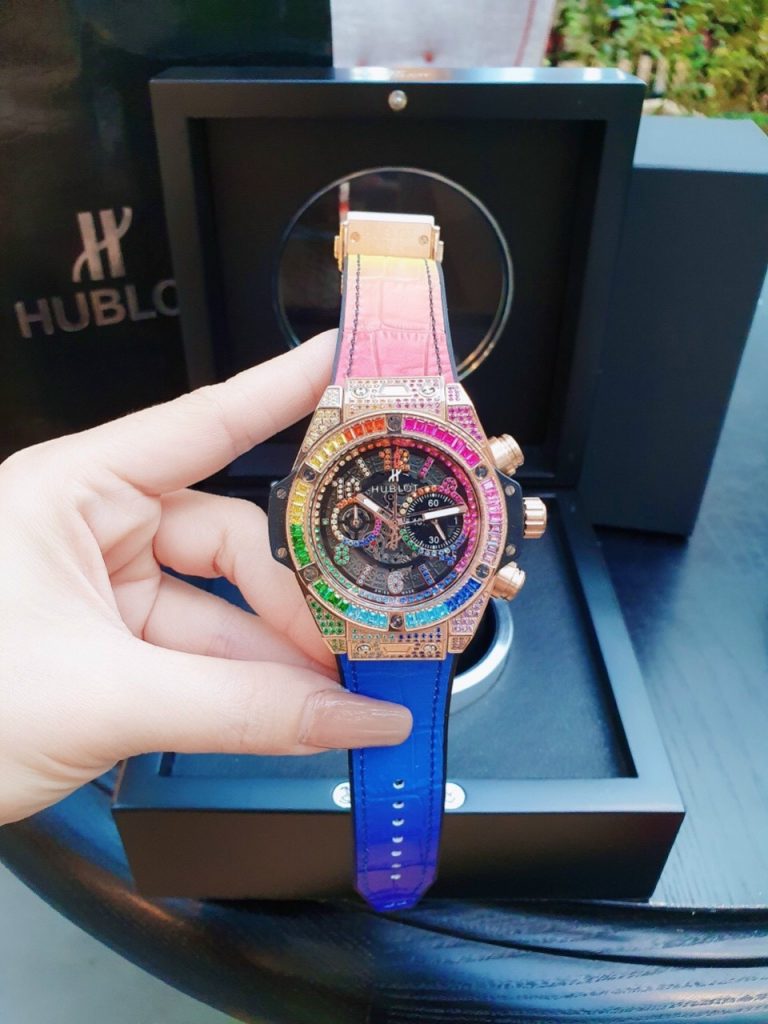 Đồng hồ Hublot Big Bang Unico Rainbow King Gold