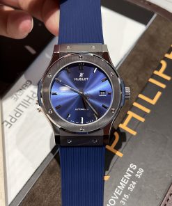 Đồng hồ Hublot JJF màu xanh than