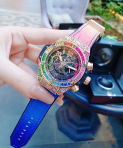 Đồng hồ Hublot đính đá máy cơ