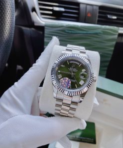Đồng hồ Rolex nam mặt xanh lá