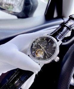 Đồng hồ nam dây da Vacheron Consantin