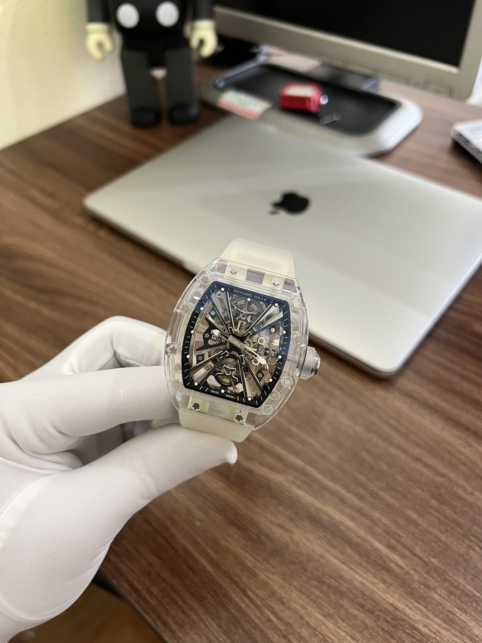 Đồng Hồ Cơ Nam Richard Mille RM12-01 Lộ Máy Đồng Hồ Cơ Nam Richard Mille RM12-01 Lộ Máy
