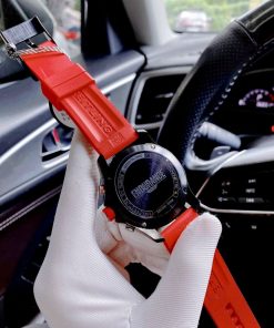 Đồng hồ Breitling dây cao su màu đỏ