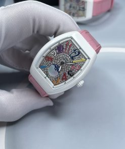 Đồng hồ Franck Muller nữ màu hồng