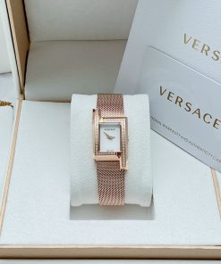 Đồng hồ Versace nữ mặt chữ nhật