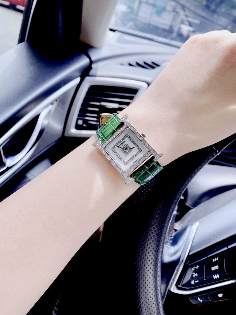 Đồng hồ nữ Hermes dây da