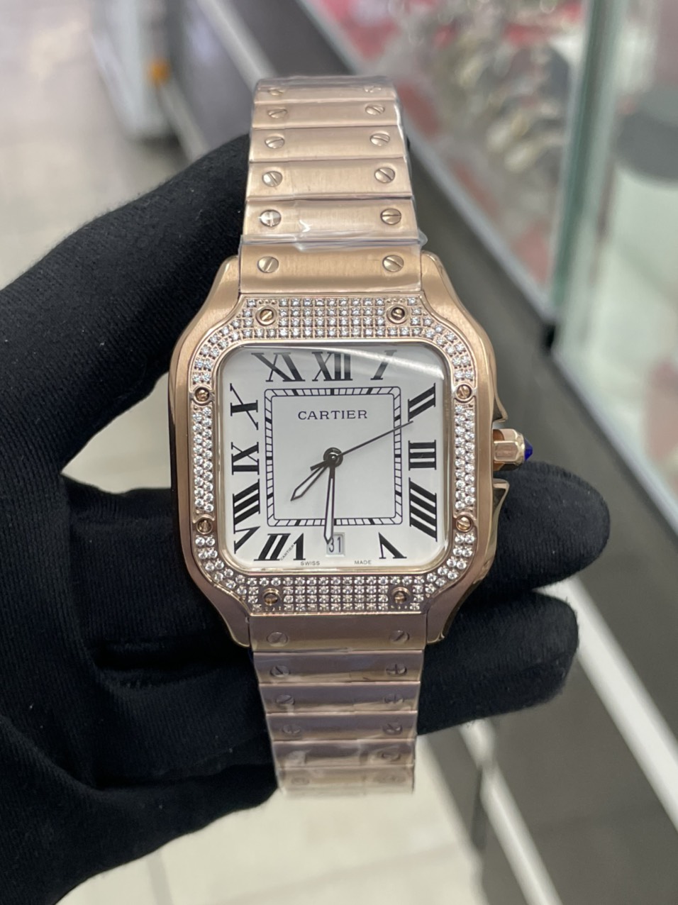 Đồng hồ Cartier nam máy cơ Automatic Đồng hồ Cartier nam máy cơ Automatic