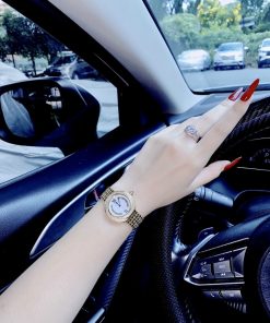 Đồng hồ Cartier nữ dây kim loại