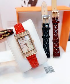 Đồng hồ Davena nữ đính đá mặt chữ nhật