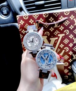 Đồng hồ Louis Vuitton nữ mặt xoay