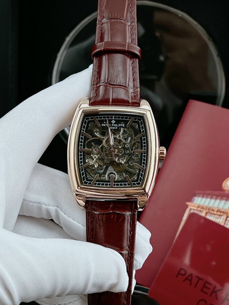 Đồng hồ Patek Philippe Geneve nam dây da