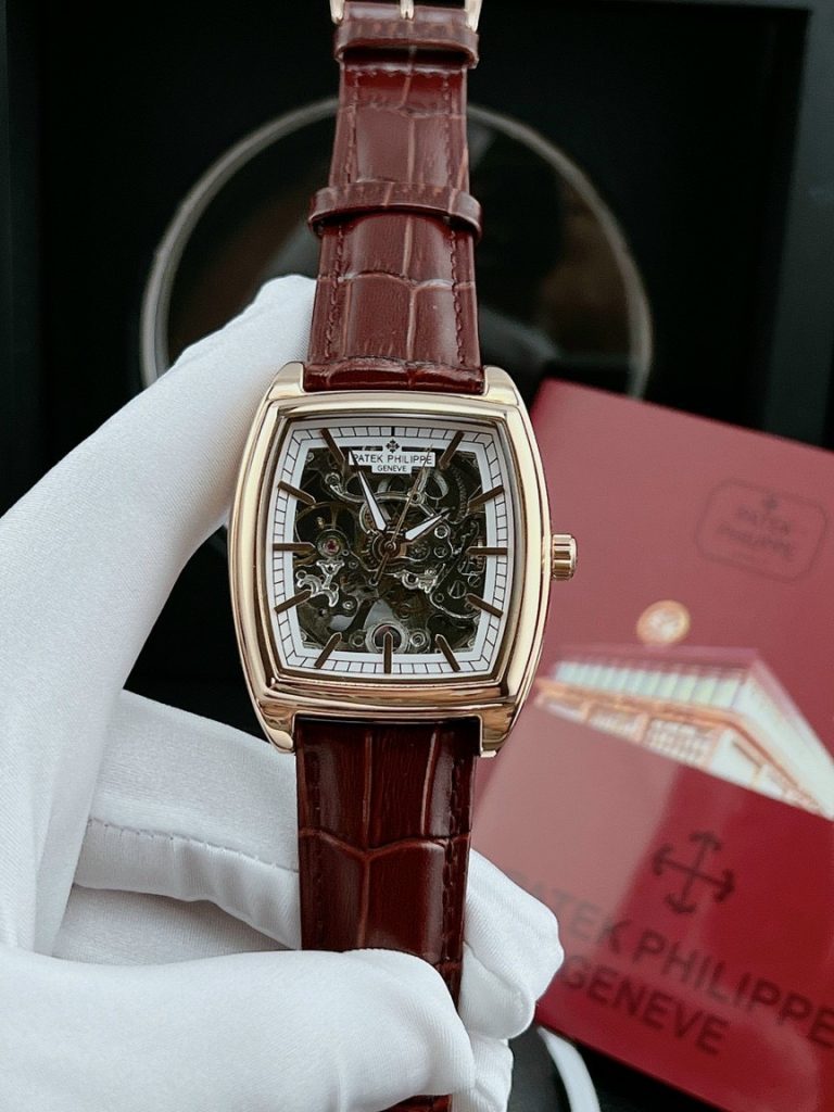 Đồng hồ Patek Philippe nam dây da màu nâu