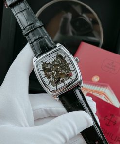Đồng hồ Patek Philippe nam mặt chữ nhật dây da