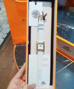 Đồng hồ nữ Hermes màu trắng