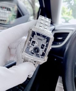 Đồng hồ Bulova nam mặt chữ nhật đính đá