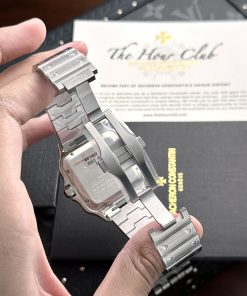 Đồng hồ Cartier Rep 11 Santos mặt trắng WSSA0018 nhà máy BV 39 (1)