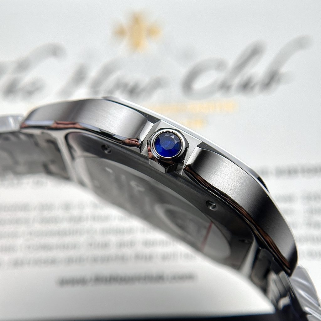 Đồng hồ Cartier Rep 11 Santos mặt trắng WSSA0018 nhà máy BV 39 (1)