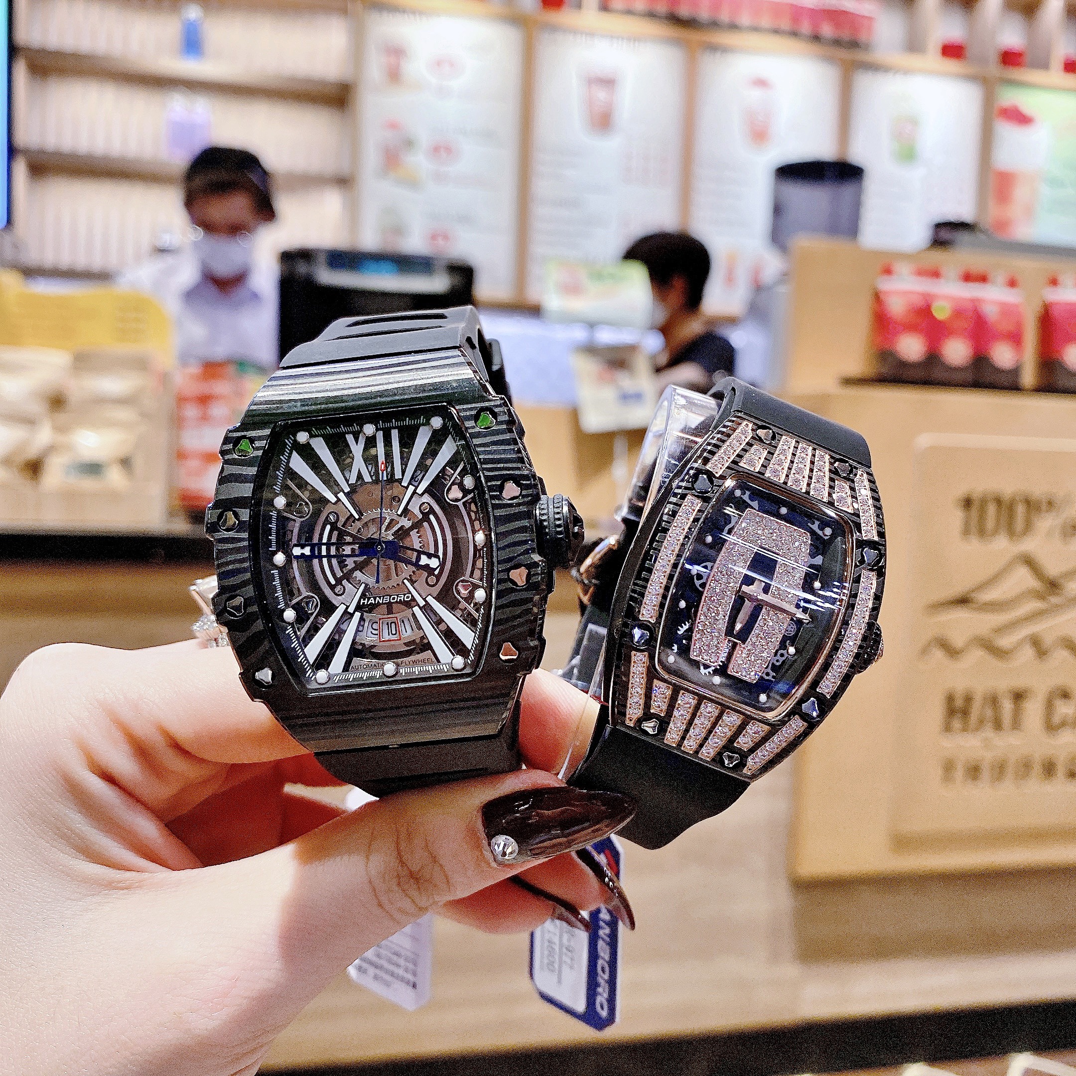 Đồng hồ Hanboro cặp nam nữ Đồng hồ Hanboro cặp nam nữ